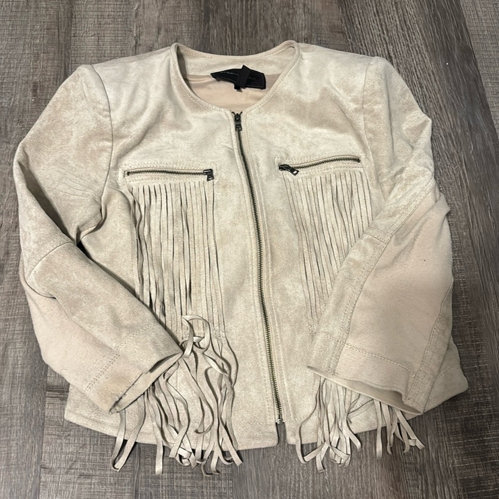 BCBG Fringe Jacket